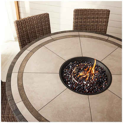 Agio Anderson High Dining Fire 7 Piece Dining Set