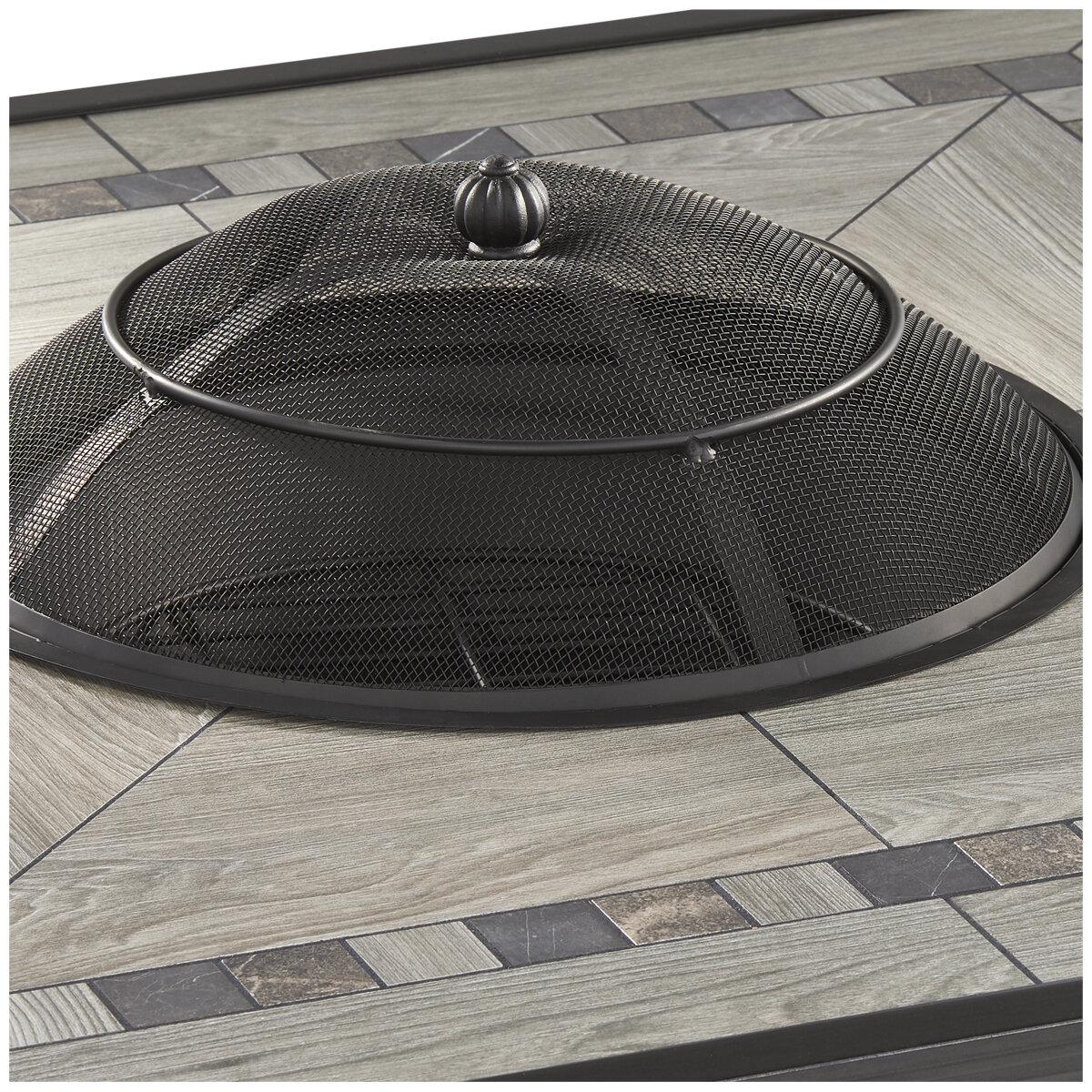 Agio Conway Wood Burner Fire Chat 5 Piece Set