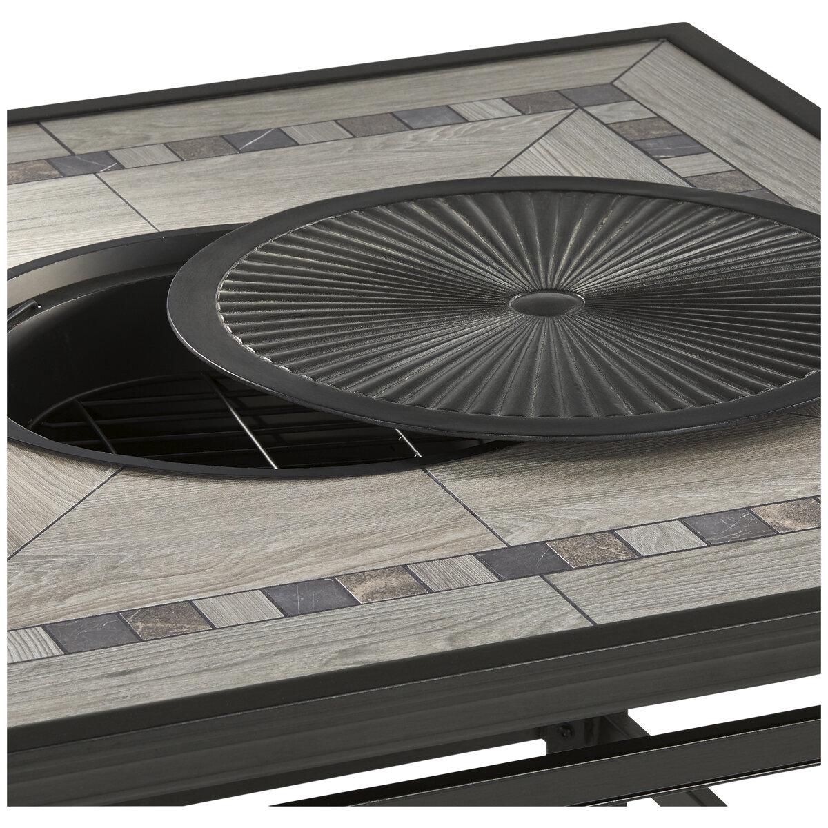 Agio Conway Wood Burner Fire Chat 5 Piece Set