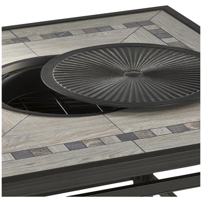 Agio Conway Wood Burner Fire Chat 5 Piece Set