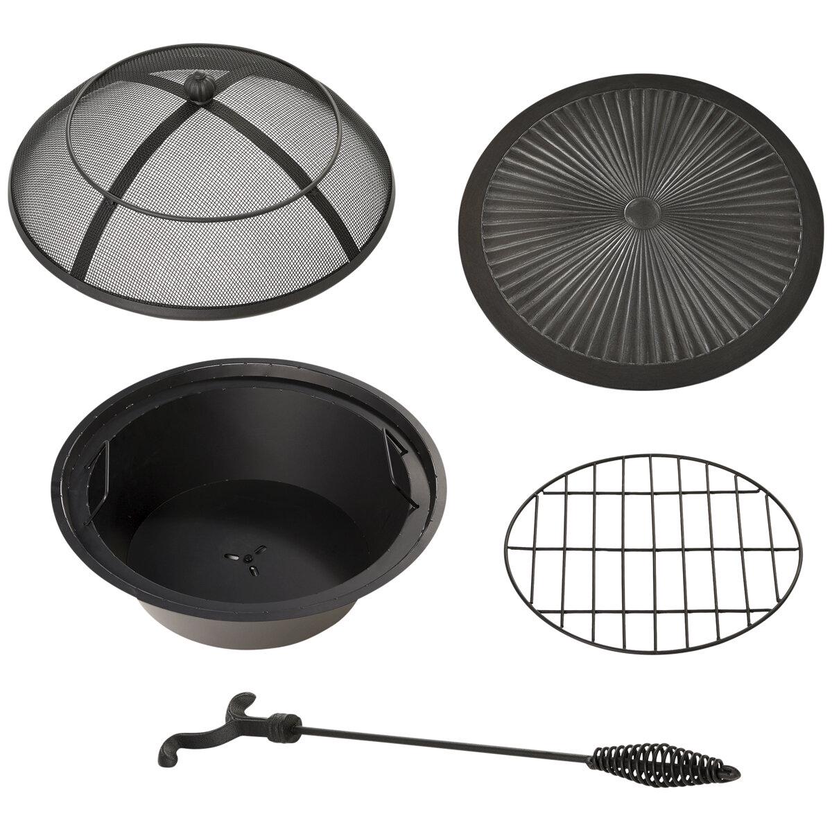 Agio Conway Wood Burner Fire Chat 5 Piece Set