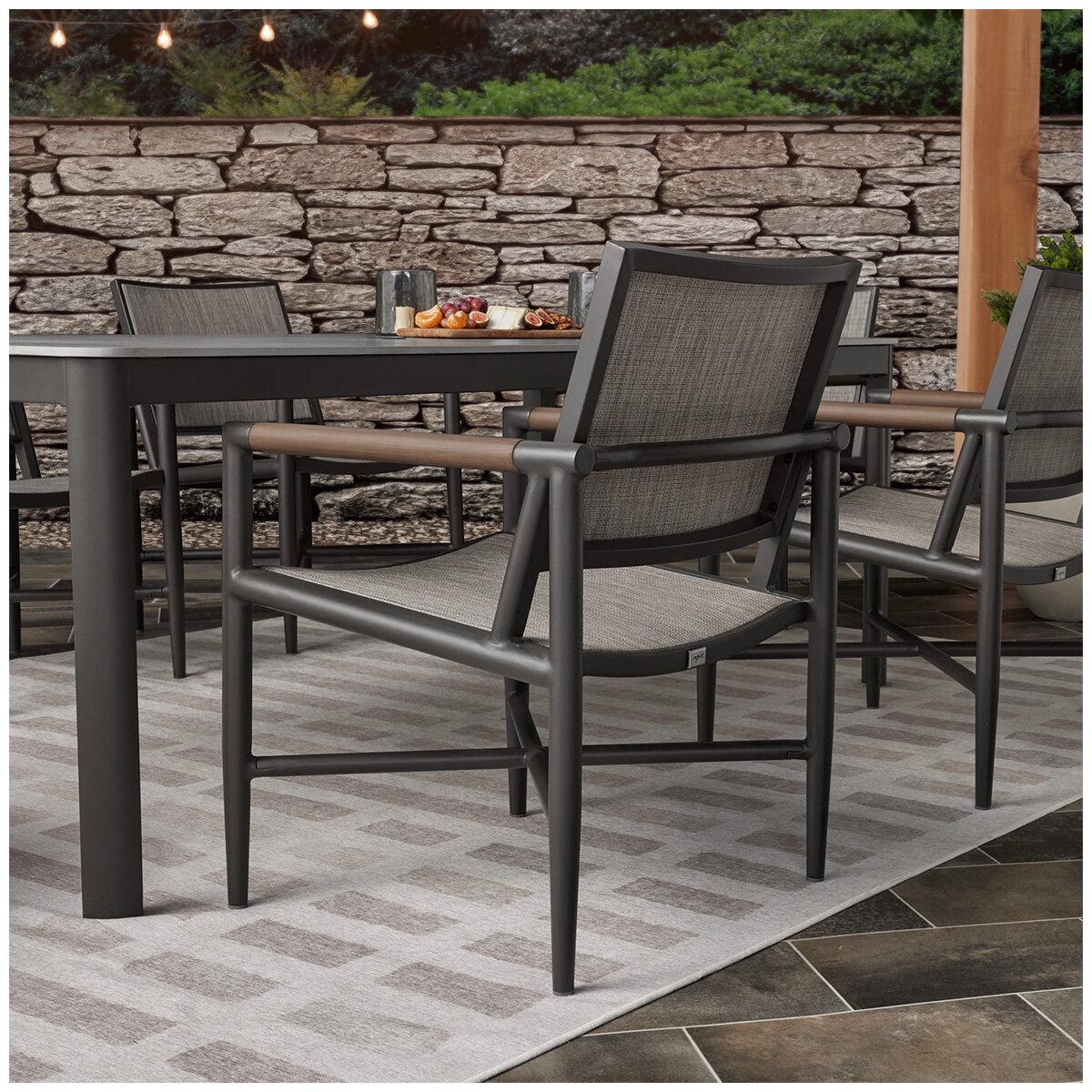 Agio Crosby Sling 7 Piece Dining Set