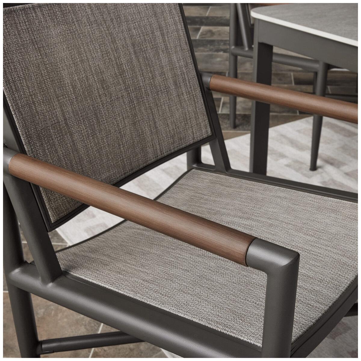 Agio Crosby Sling 7 Piece Dining Set