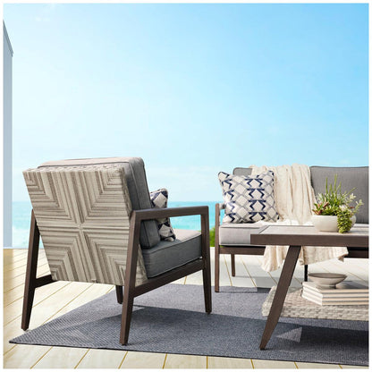 Agio Keats Woven Deep Seating 4 Piece Set