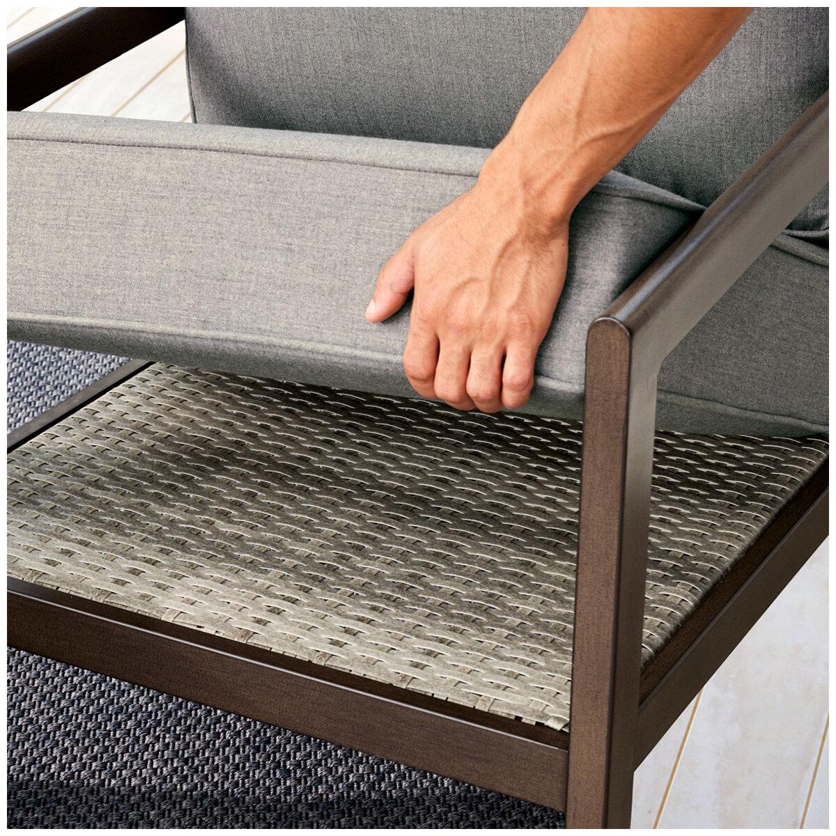 Agio Keats Woven Deep Seating 4 Piece Set