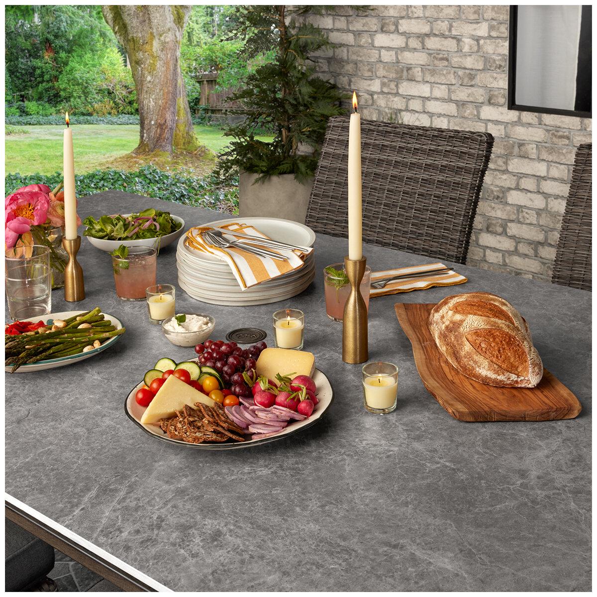 Agio McKinnon Woven 7 Piece Dining Set
