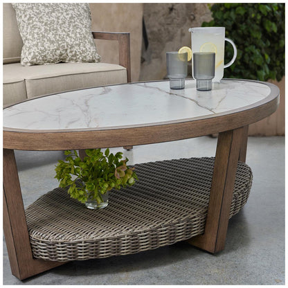 Agio Mitchell 4 Piece Woven Deep Seating Set