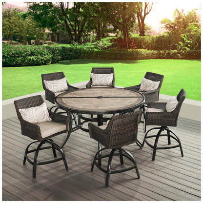 Agio Paradise Island High 7 Piece Dining Set