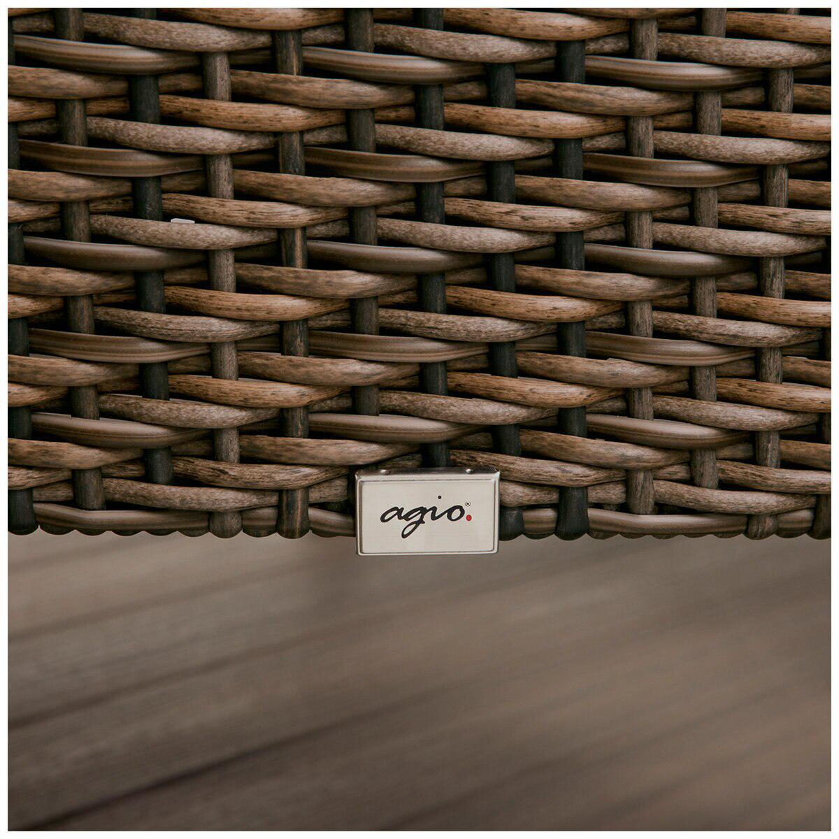 Agio Portland Woven 7 Piece Dining Set