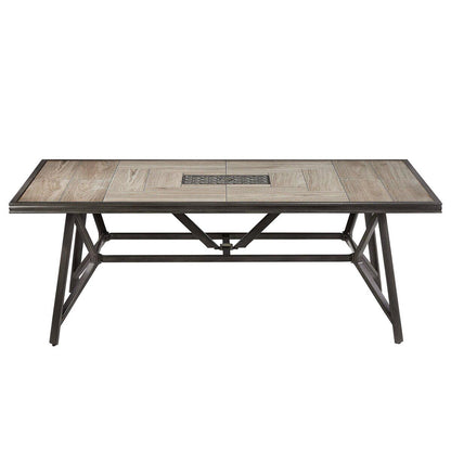 Agio Portland Woven 7 Piece Dining Set