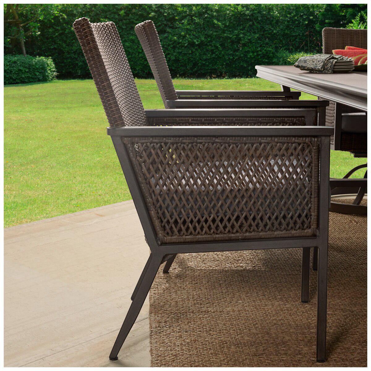 Agio Summerton Woven 7 Piece Dining Set