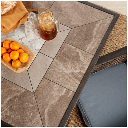 Agio Summerton Woven 7 Piece Dining Set