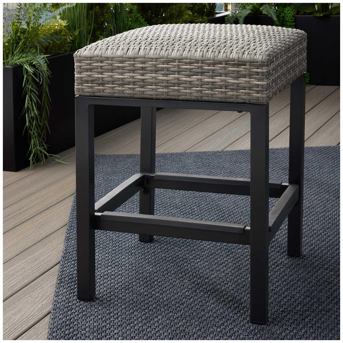 Agio Winlock Woven 5 Piece High Dining Set
