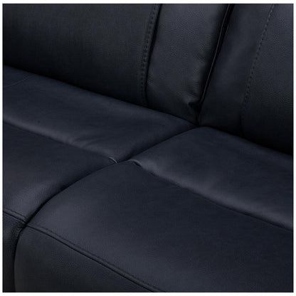 Aiden and Ivy Leather Power Reclining Sofa With Power Headrests
