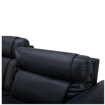 Aiden and Ivy Leather Power Reclining Sofa With Power Headrests