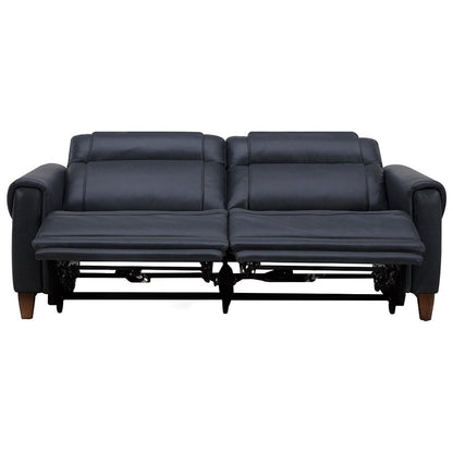 Aiden and Ivy Leather Power Reclining Sofa With Power Headrests