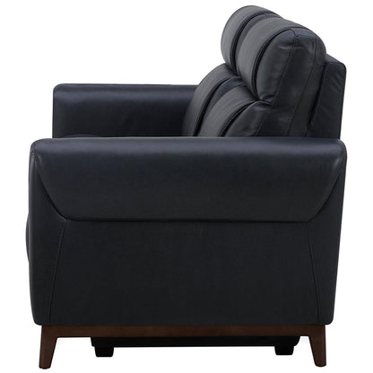 Aiden and Ivy Leather Power Reclining Sofa With Power Headrests