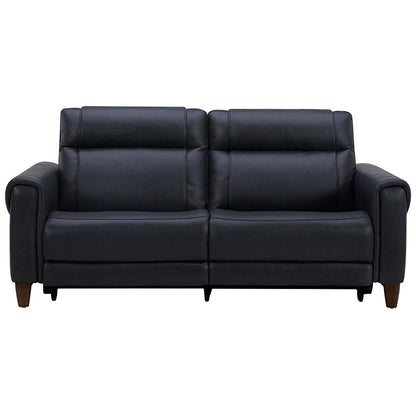Aiden and Ivy Leather Power Reclining Sofa With Power Headrests