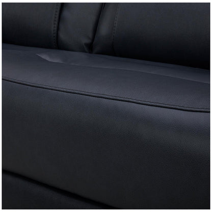 Aiden and Ivy Leather Power Reclining Sofa With Power Headrests