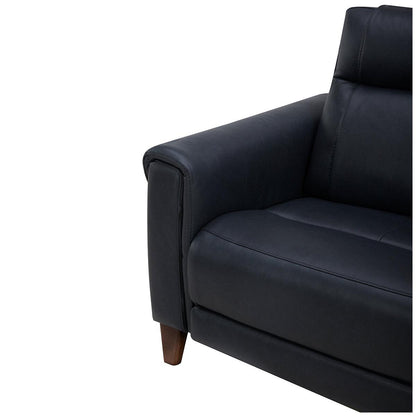 Aiden and Ivy Leather Power Reclining Sofa With Power Headrests