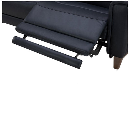 Aiden and Ivy Leather Power Reclining Sofa With Power Headrests