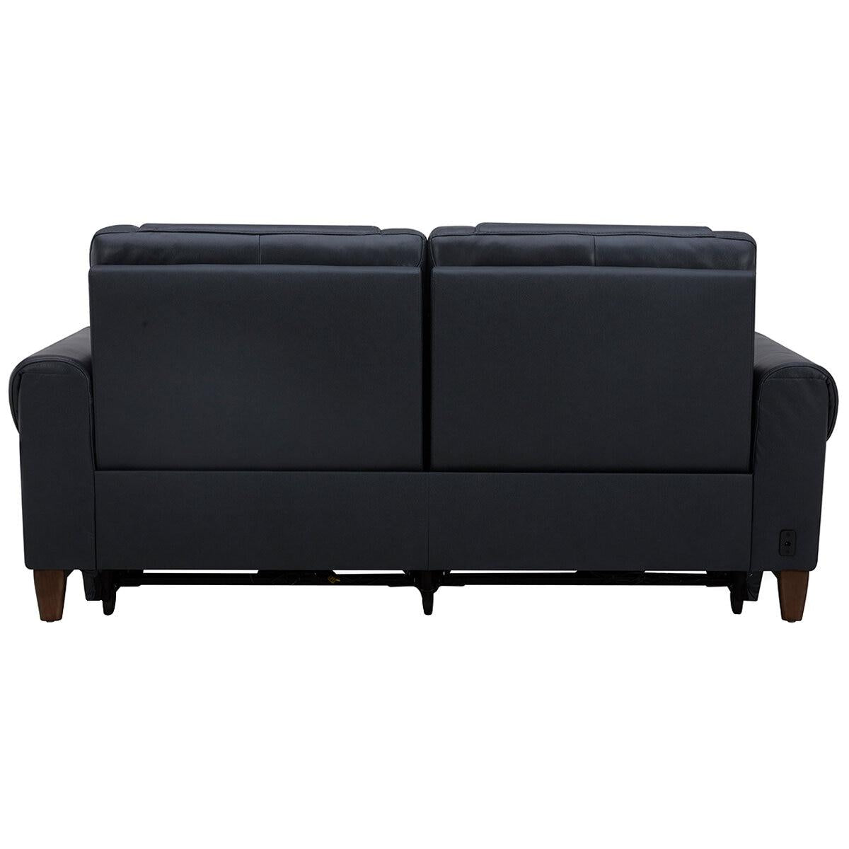 Aiden and Ivy Leather Power Reclining Sofa With Power Headrests