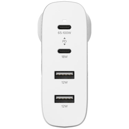 Alogic Rapid Power 4 Port 100W GaN Charger WCG4X100-ANZ