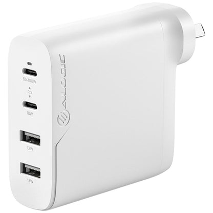 Alogic Rapid Power 4 Port 100W GaN Charger WCG4X100-ANZ