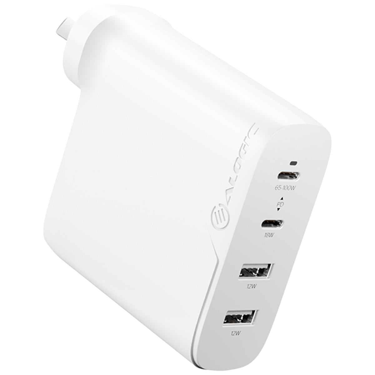 Alogic Rapid Power 4 Port 100W GaN Charger WCG4X100-ANZ