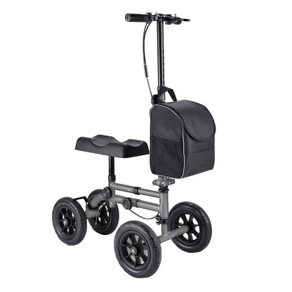 Altus Knee Walker Scooter All Terrain 10 Inch Wheel Titanium