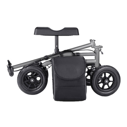 Altus Knee Walker Scooter All Terrain 10 Inch Wheel Titanium