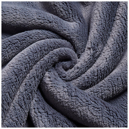 Amari Luxury Velvet Throw 152cm x 177cm Blue
