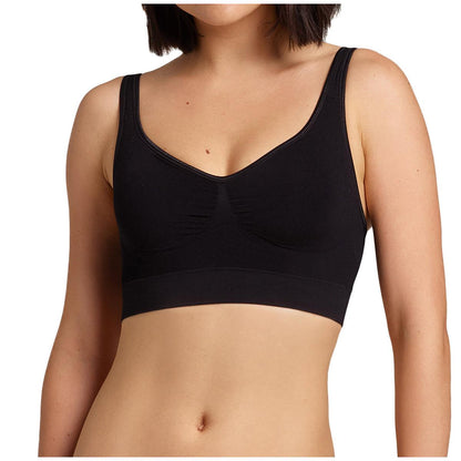 Ambra Comfort Bra 2 Pack Black and Nude