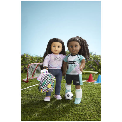 American Girl Doll #67 And School Day To Soccer Play Set 1615735