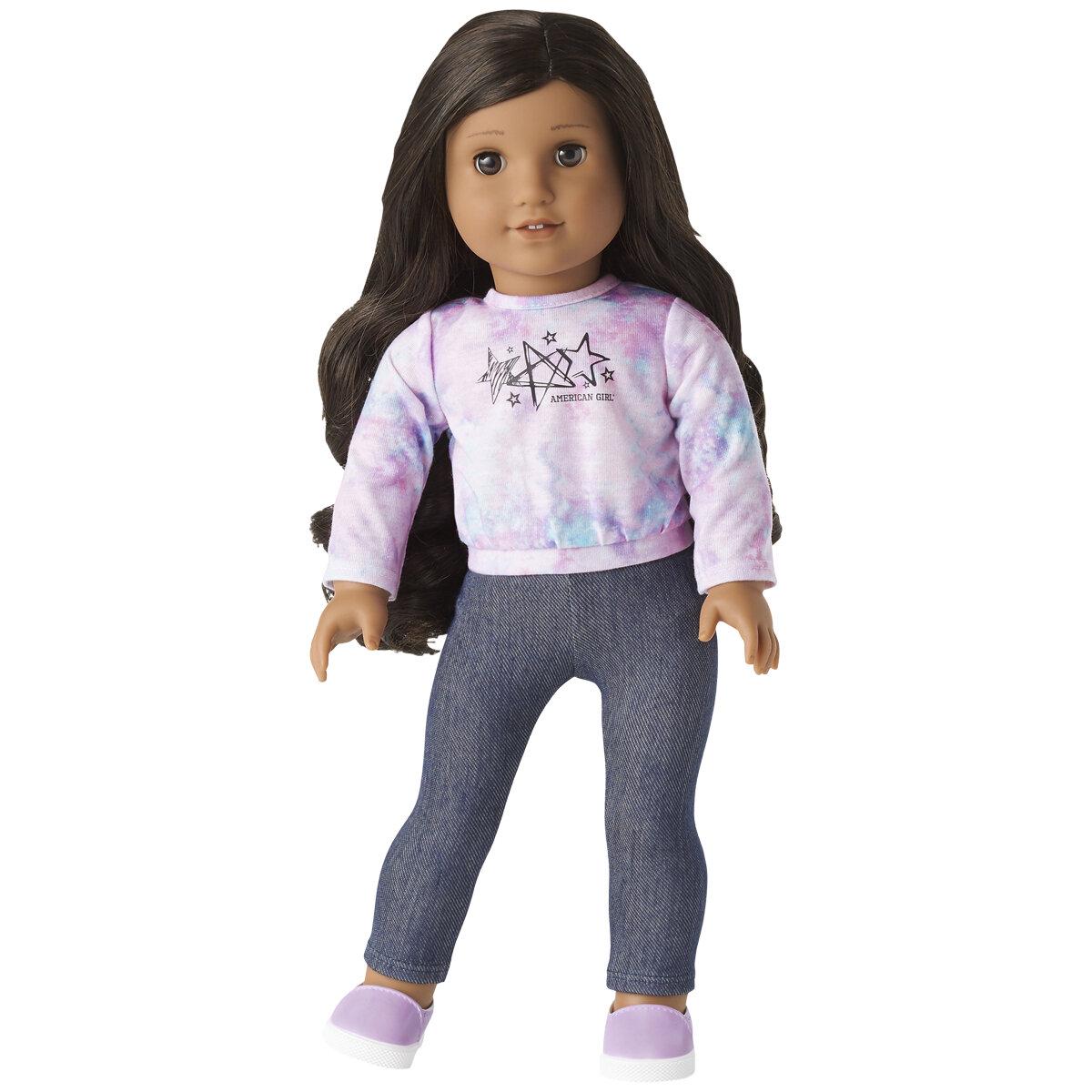 American Girl Doll #82 And School Day To Soccer Play Set 1615737
