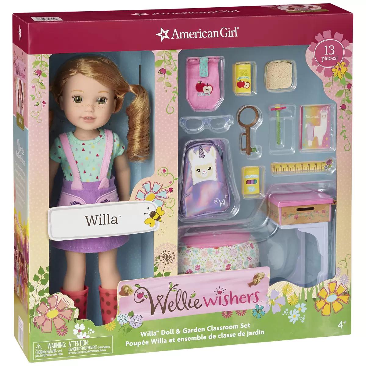 American Girl WellieWishers Doll and Garden Classroom Set Willa