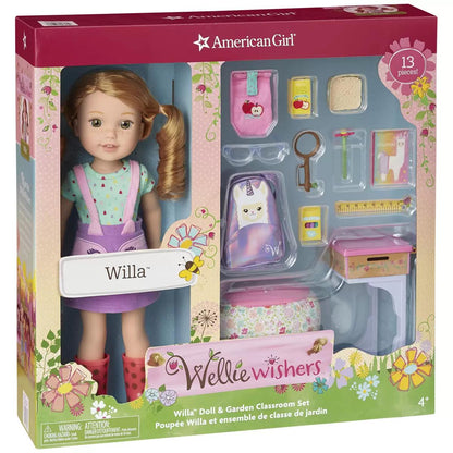 American Girl WellieWishers Doll and Garden Classroom Set Willa