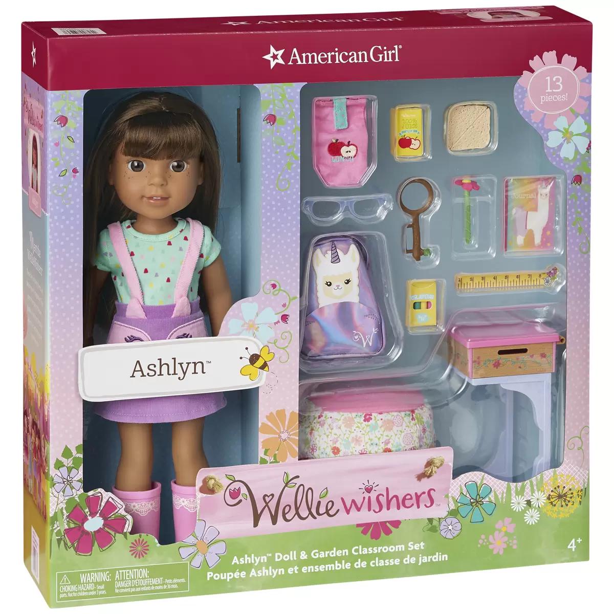 American Girl WellieWishers Doll and Garden Classroom Set Ashlyn