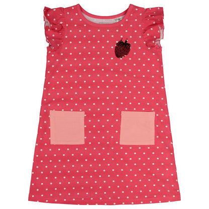 Andy and Evan Girls' Dress 2pk Strawberries