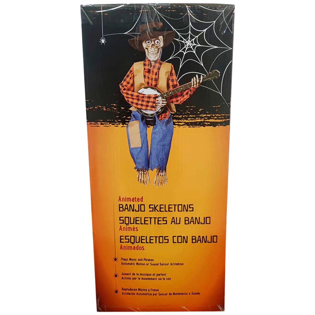 Animated Banjo Skeletons 2 Pack