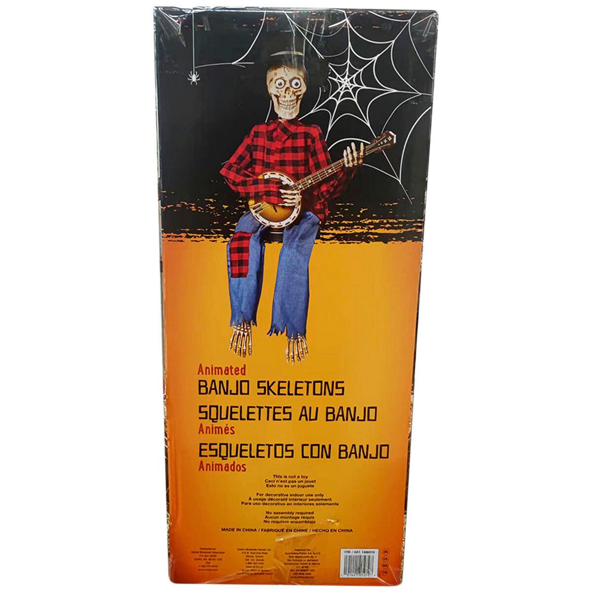 Animated Banjo Skeletons 2 Pack