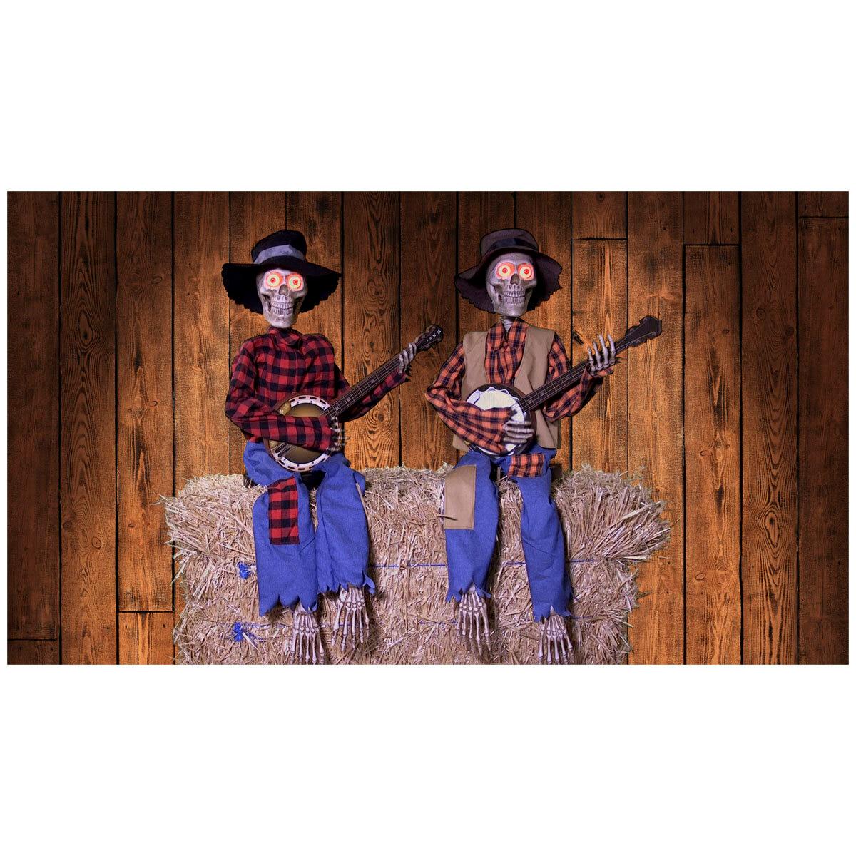 Animated Banjo Skeletons 2 Pack