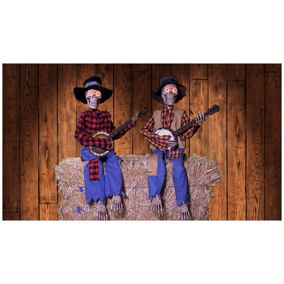 Animated Banjo Skeletons 2 Pack