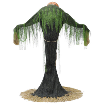 Animated Pumpkin Scarecrow 218cm