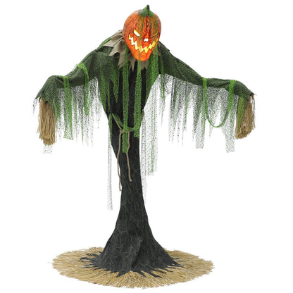 Animated Pumpkin Scarecrow 218cm