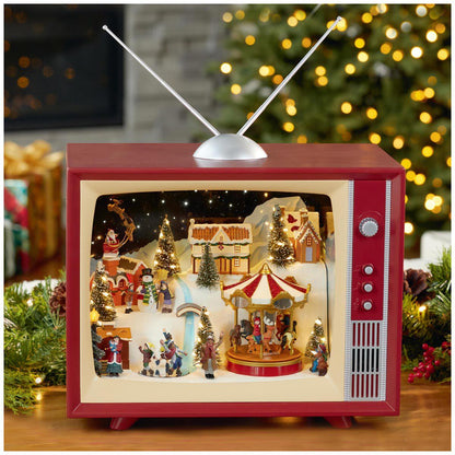 Animated TV With Lights And Music 45cm