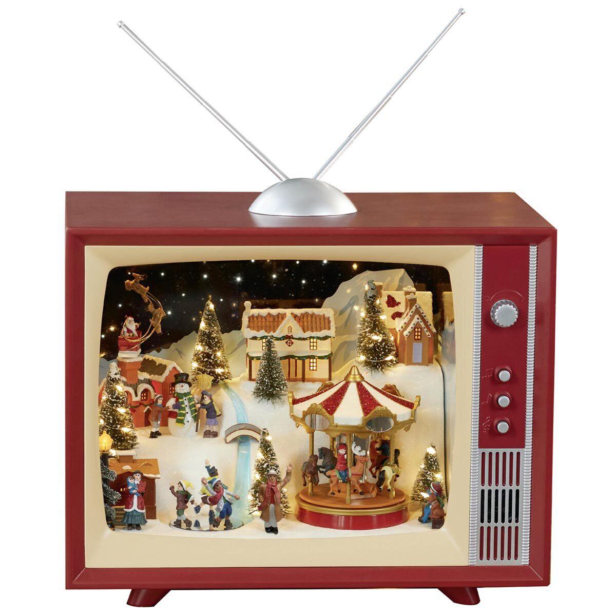 Animated TV With Lights And Music 45cm