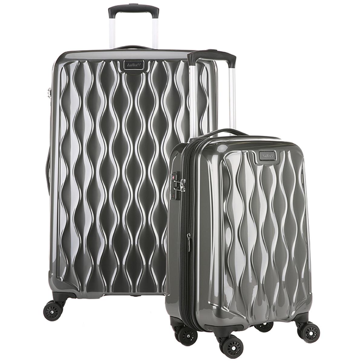 Antler Mistral Large Carry On Luggage Set 2 Piece Charcoal