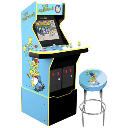Arcade1Up The Simpson Arcade Machine With Stool And Wi-Fi