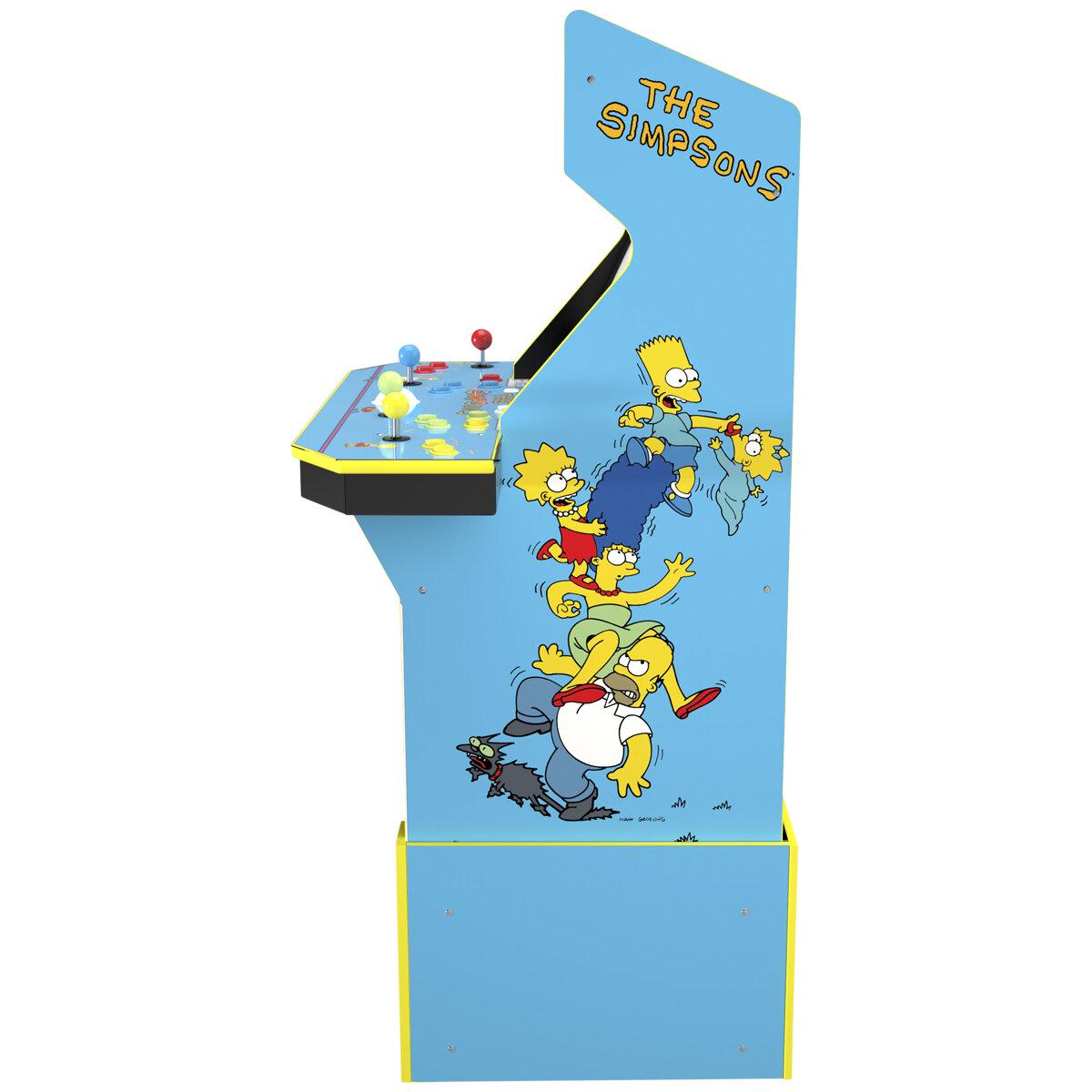 Arcade1Up The Simpson Arcade Machine With Stool And Wi-Fi